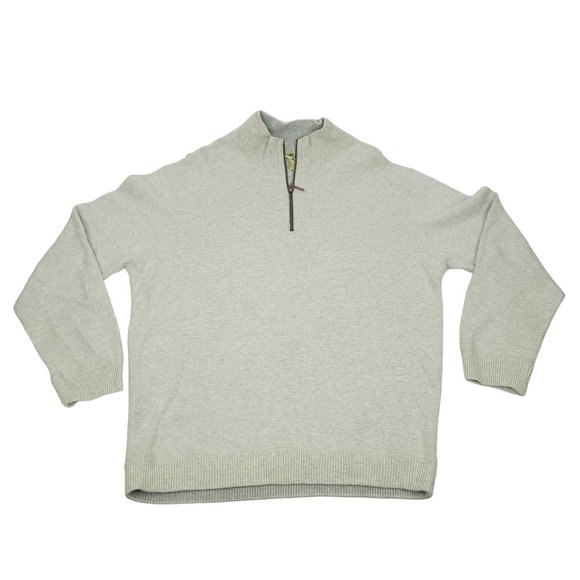 Vintage Joe Marlin Pullover Sweater Quarter Zip Men Size XL Retro Soft Cotton - Picture 3 of 12